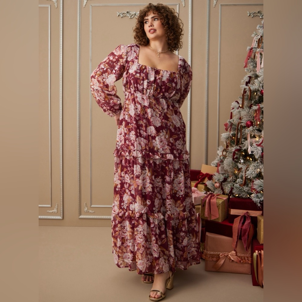 Beautiful sequin floral dress